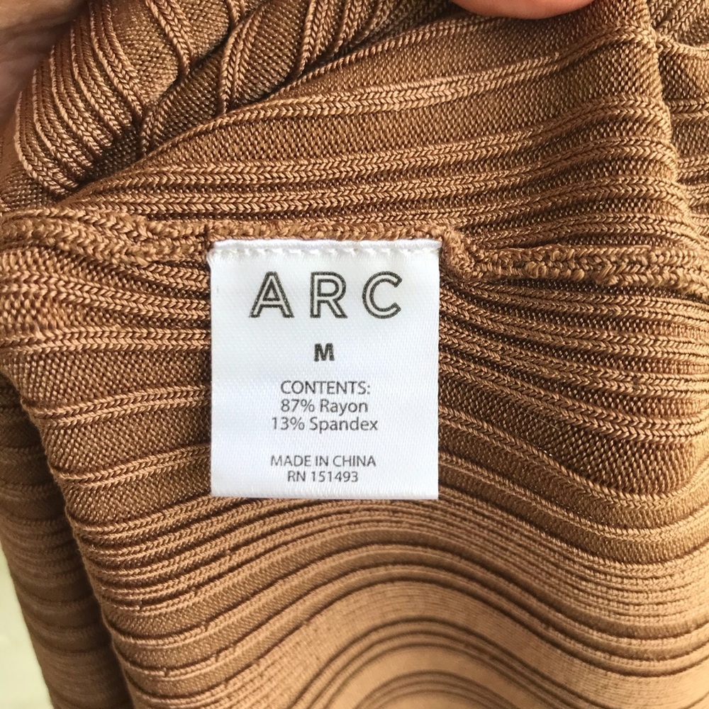 ARC Dorit Hazel Ribbed Knit Bodycon Maxi Dress - Picture 6 of 8